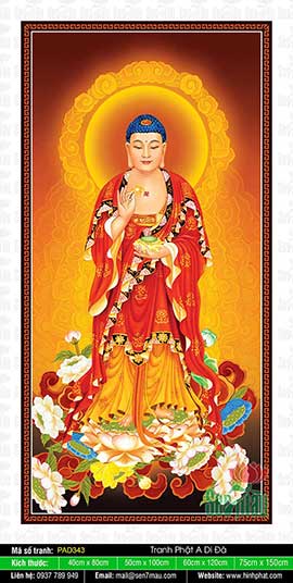 Hình Ảnh Phật A Di Đà PAD343